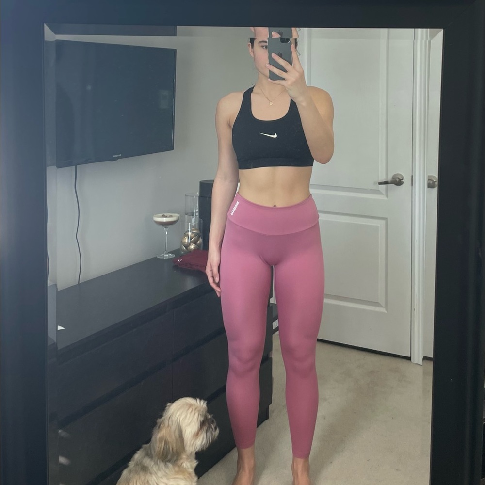 Pink Gym Shark Leggings